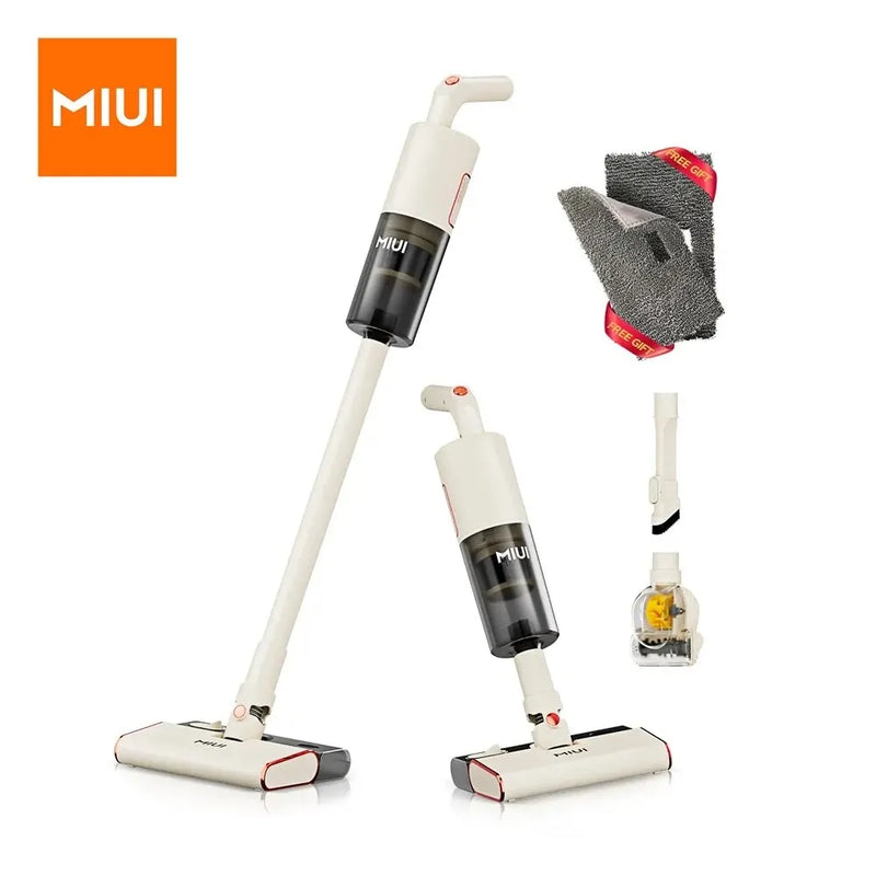 Aspirador e Mopa MIUI Wet & Dry – Potente 18000Pa, Leve e com Cabo de 5m para Limpeza Completa