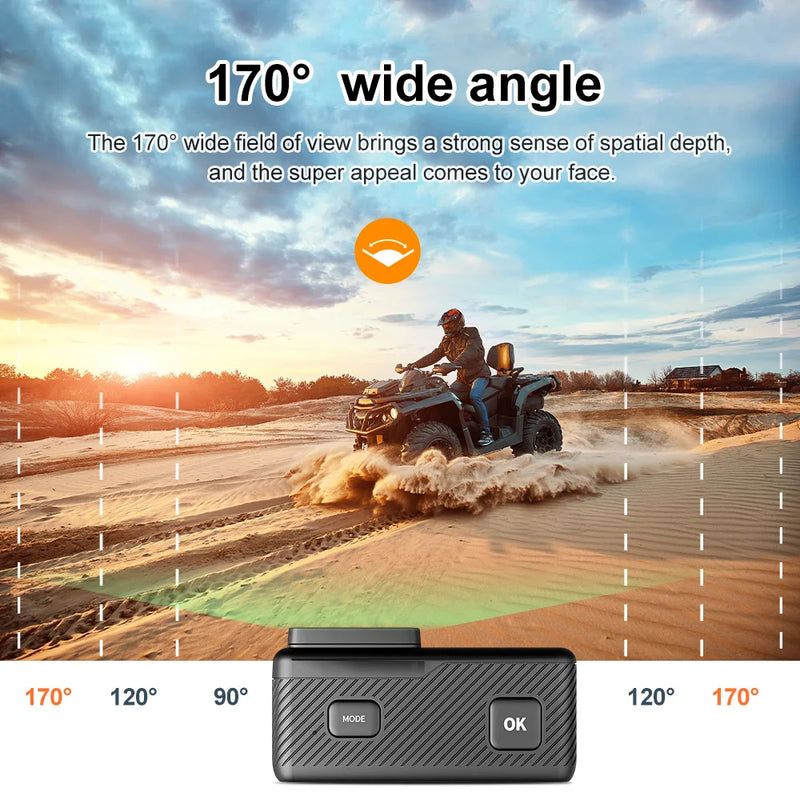 AUSEK 5K Action Camera – Captura de Alta Definição para Esportes e Aventuras